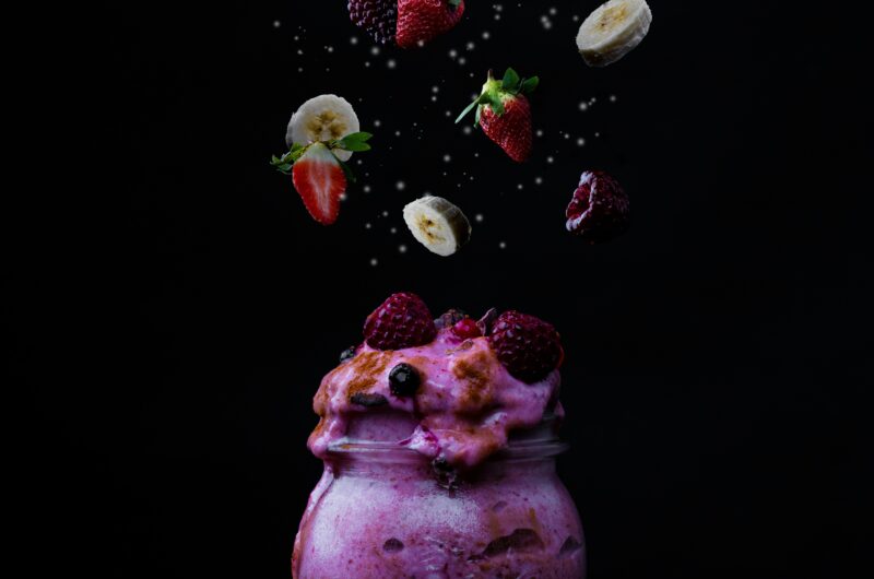 Smoothie μπανάνα-φράουλα